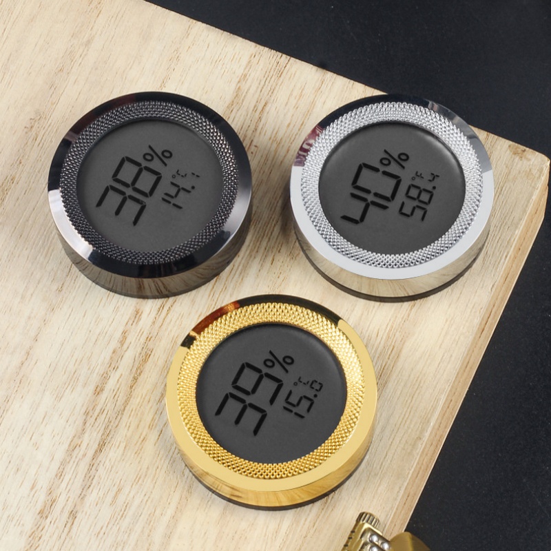 Digital Hygrometer Probe - Mini digitale display sigaren hygrometer thermometer