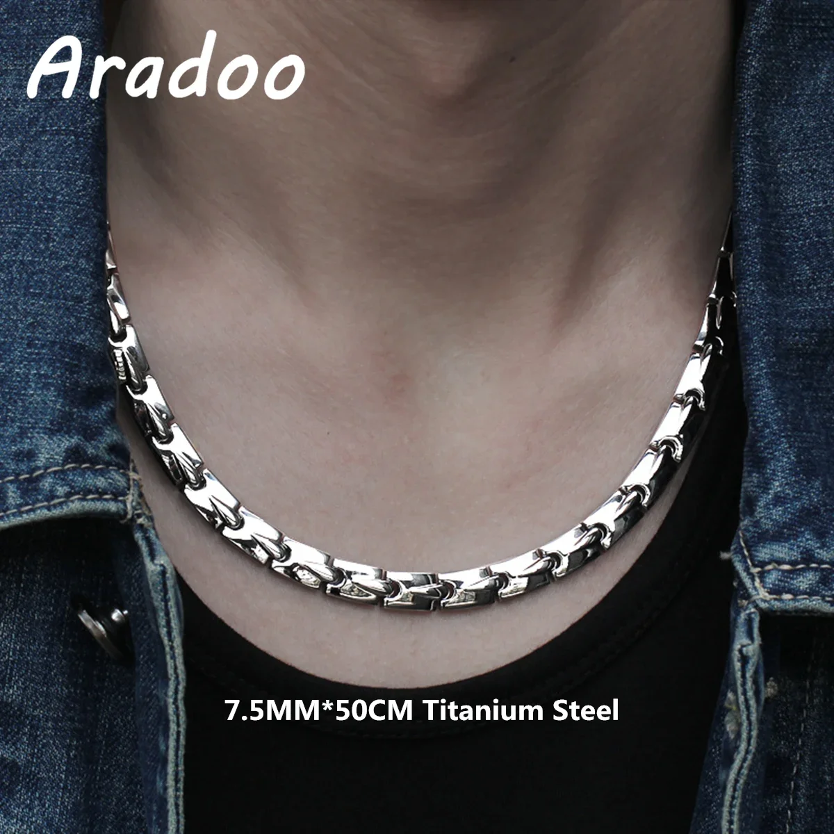 Ceramic Heat Emitter - Titanium Staal Anion Anti-Straling Ketting Kraag