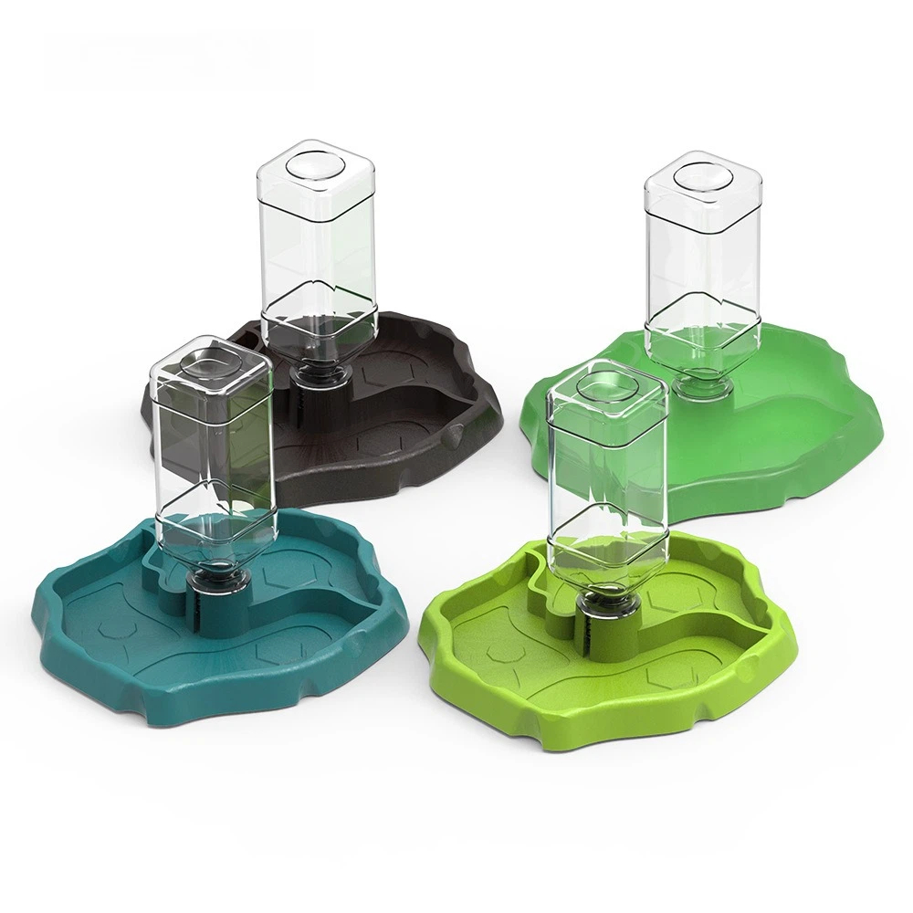 Water Dish Reptile - Nieuwe verwijderbare reptielenvoederbak, gemakkelijk schoon te
