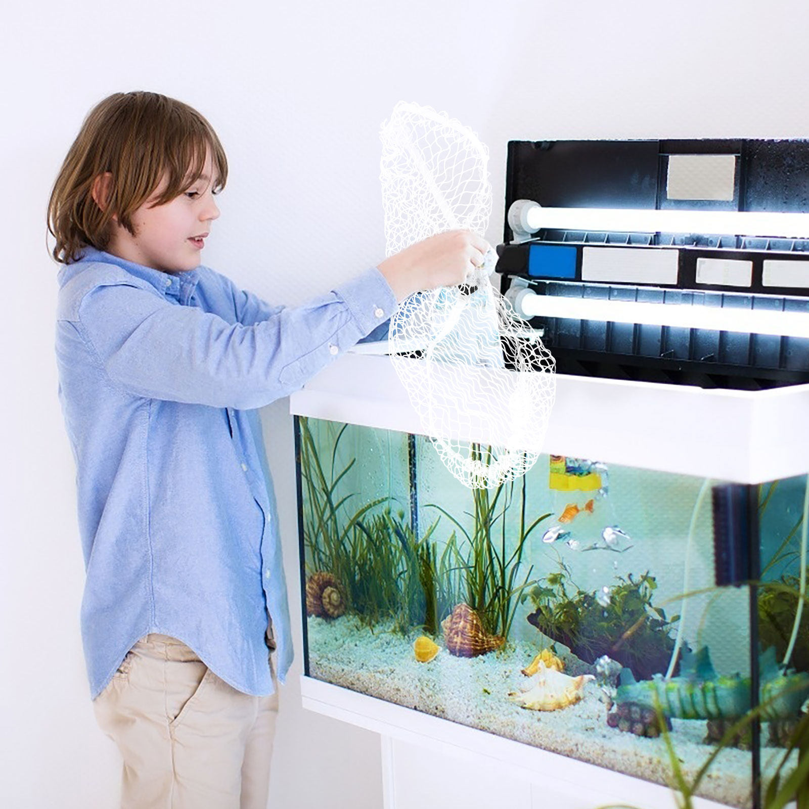 Screen Top Mesh - Aquarium Nylon Top Cover 40x20cm Visbak