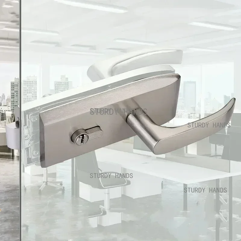 Glass Door Hinge - Kantoor Glazen Deurslot Badkamer Roestvrij Stalen