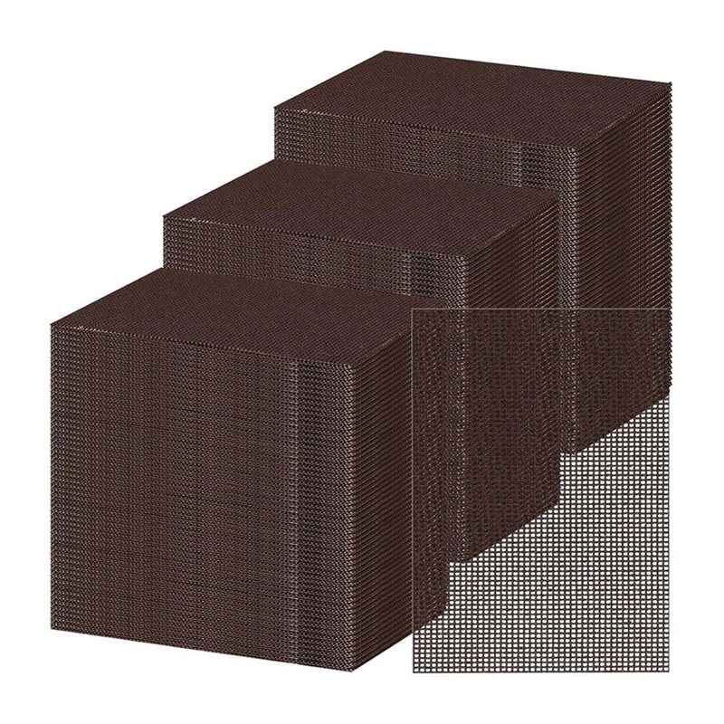 Screen Top Mesh - ABAE-100 Pack Grillreinigingsschermen 4x5,5'' Voorgebehandelde schuurgaaspads