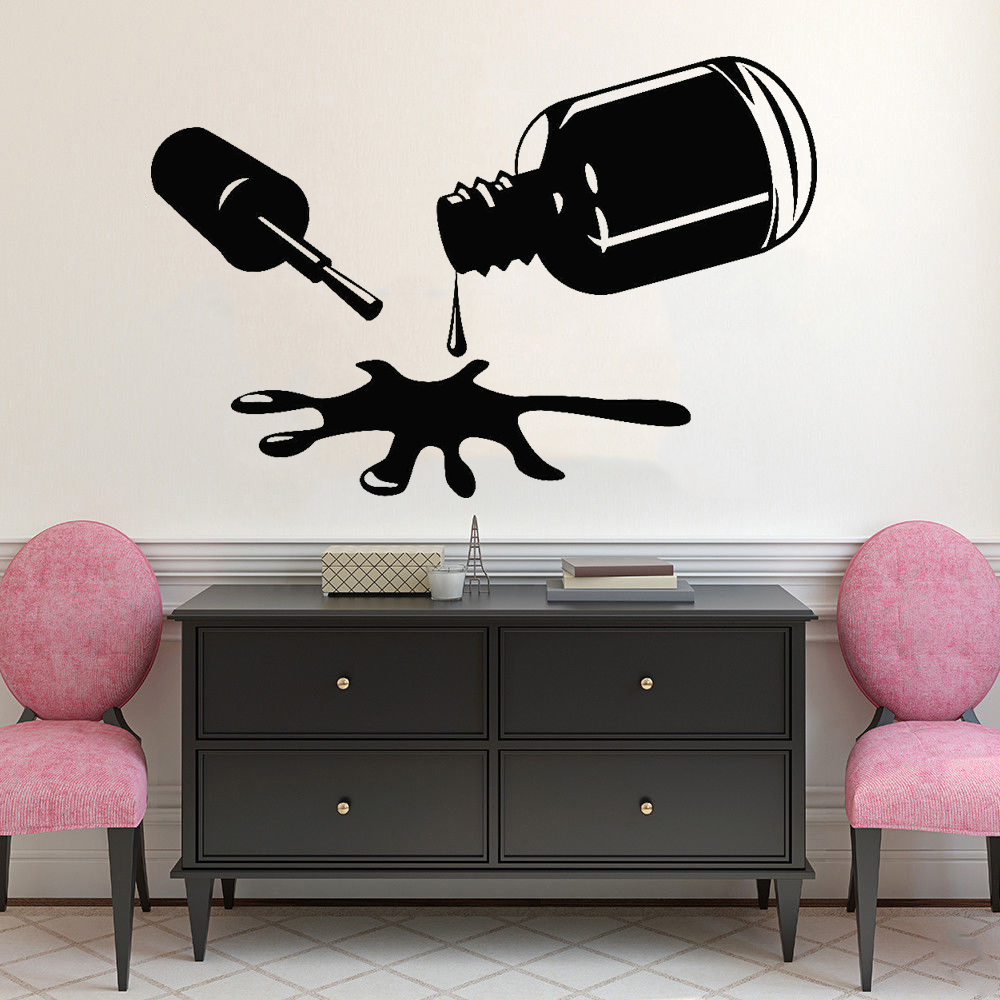 Pvc Panel Background - Nagels Polish Muurstickers Slaapkamer Decor Accessoires