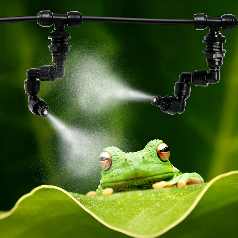 Misting Nozzle Reptile - 1PC Reptielen 360 Graden Roterende Fogger
