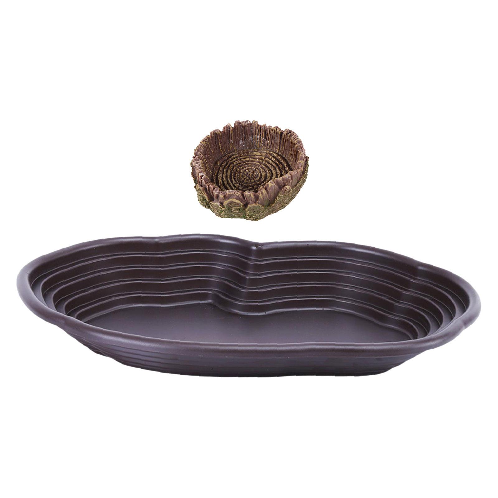 Water Dish Reptile - Reptiel Badschotel Schildpad Feeder Amfibieën Habitat