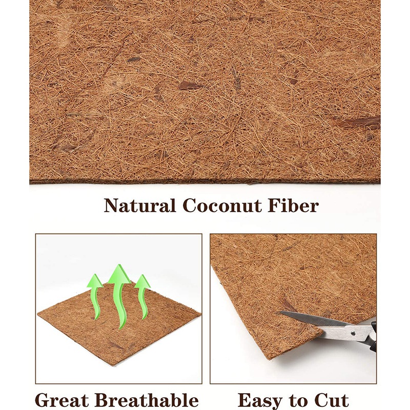 Substrate Coconut Fiber - HITL Natuurlijke Kokosvezelmat, Reptielenmat, Terrarium Substraat