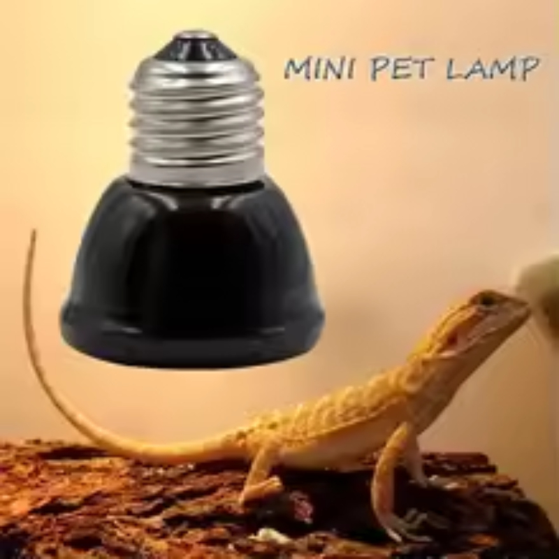 Ceramic Heat Emitter - Reptielen Keramische Warmte-emitter Mini Zwarte Infraroodlamp