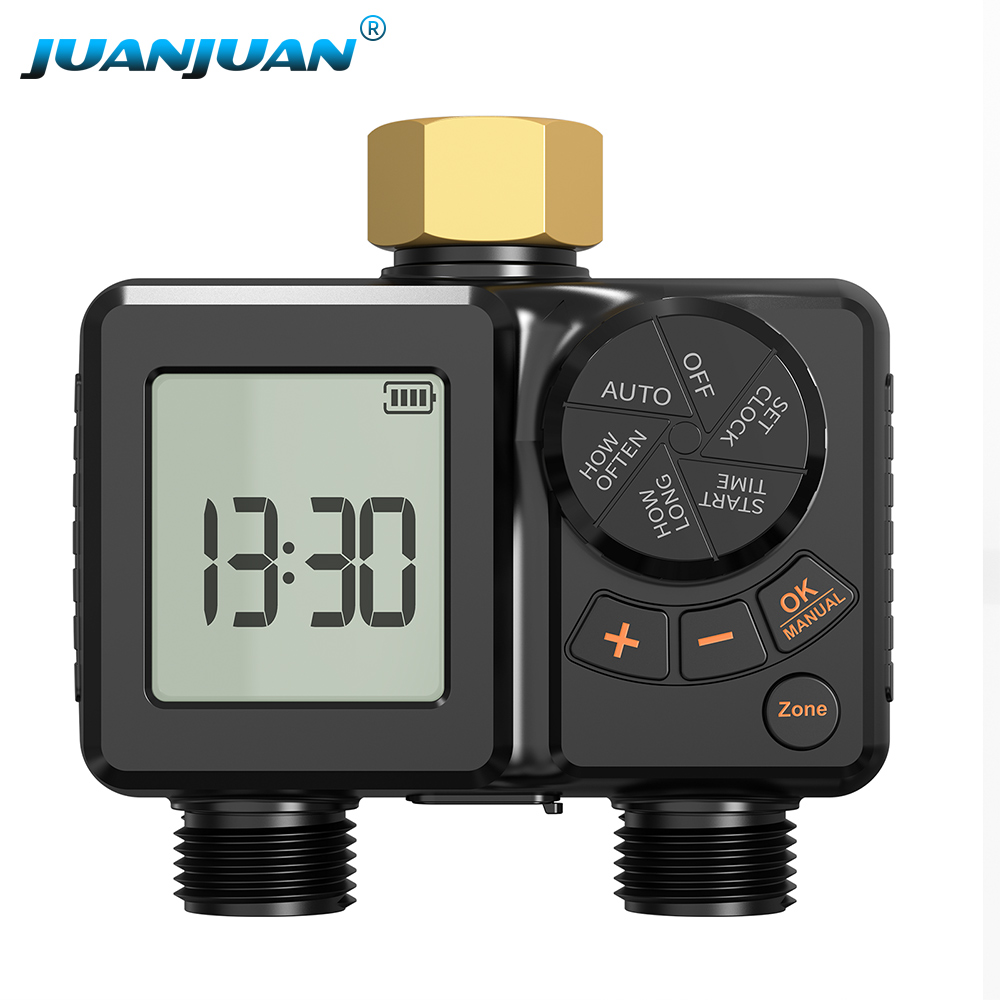 Timer Dual Outlet - Automatisch slim irrigatiesysteem met dubbele uitlaten,
