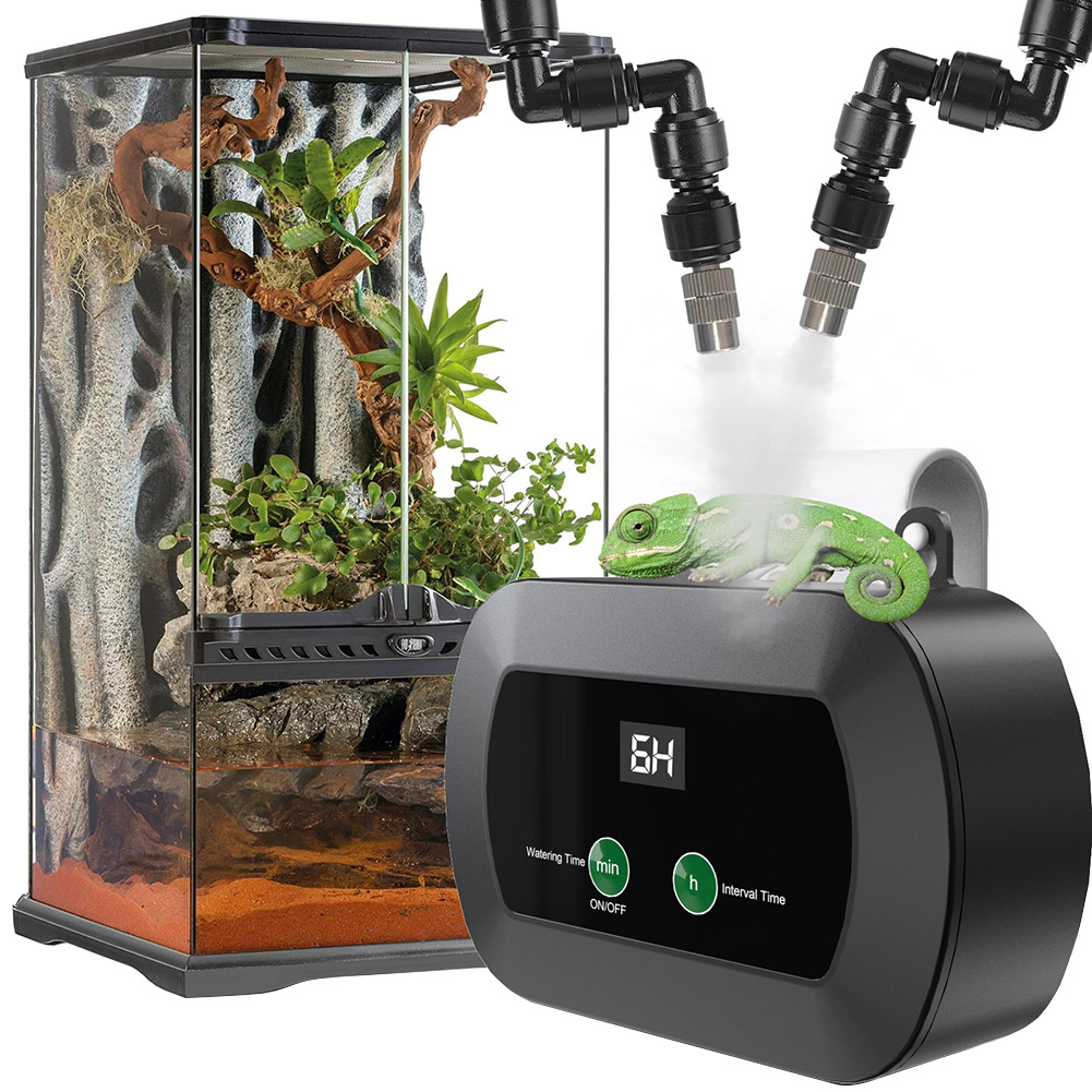 Misting Nozzle Reptile - Slimme reptielennevelsproeier met 360° ° Verstelbare