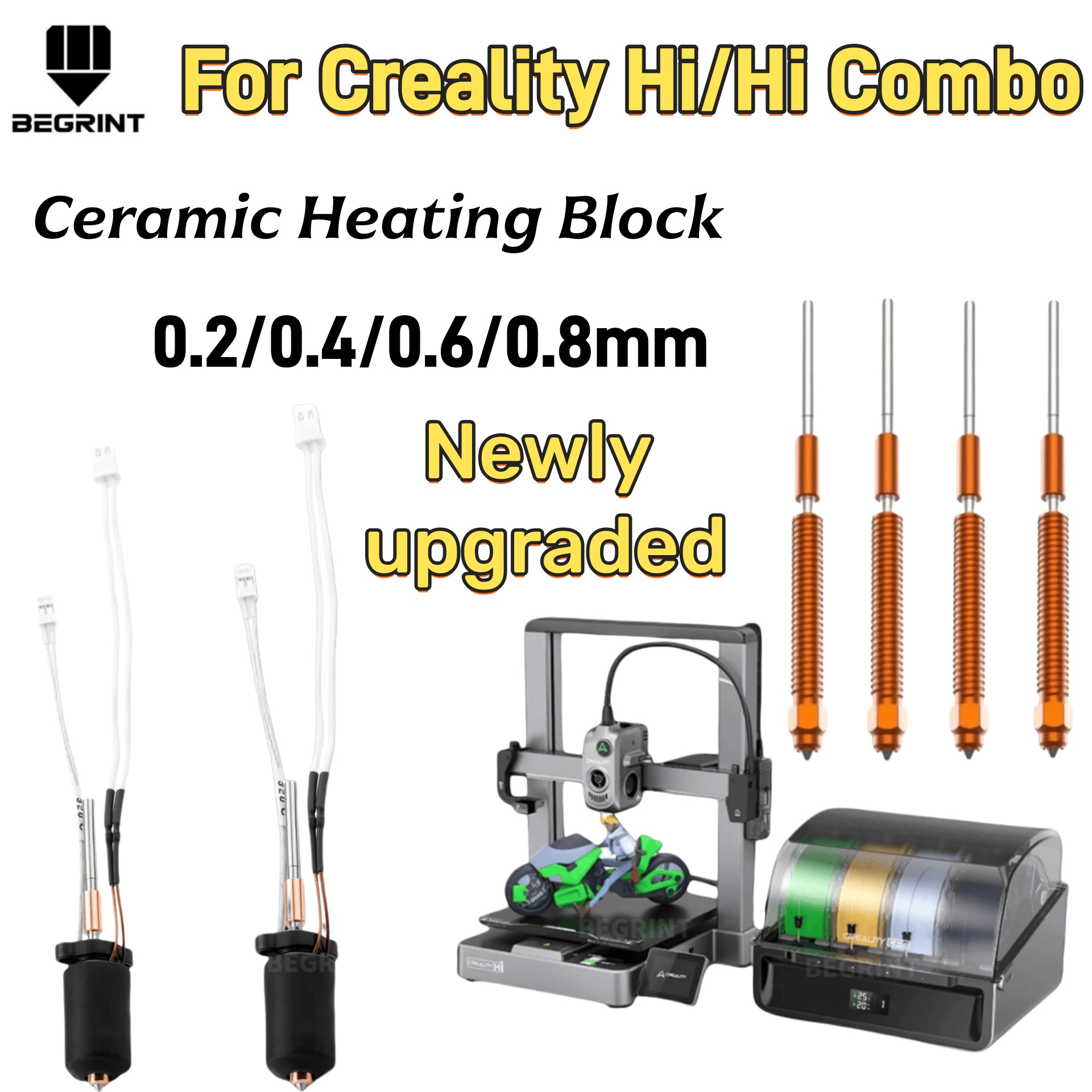 Ceramic Heat Emitter - Hoge Temperatuur Keramische Verwarmingselement Hotend Kit
