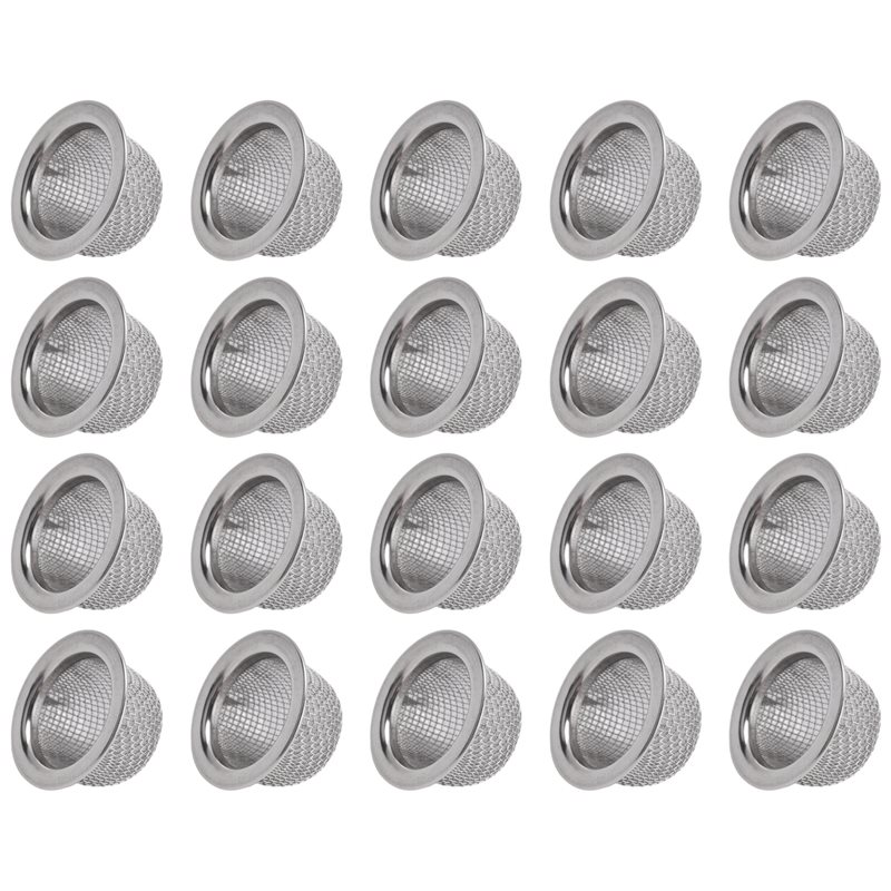 Screen Top Mesh - 20 stuks cocktailrookfilteraccessoires, dubbel schermfilter, wasbaar
