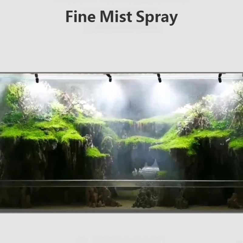 Misting Nozzle Reptile - Dichte dubbelkopbehuizing Reptielenmistmondstuk met flexibel vernevelingspatroon