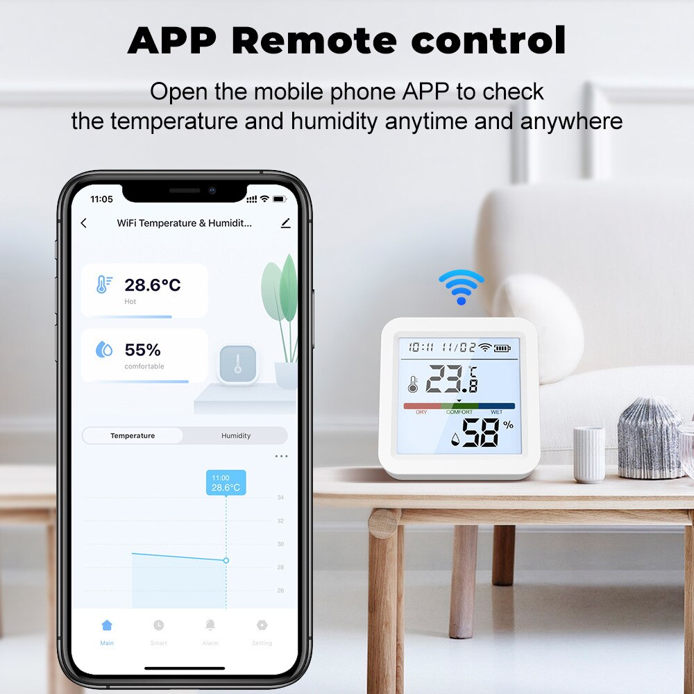Tuya Nieuwe Wifi Temperatuur V - Digital Hygrometer Probe recensie en prijs