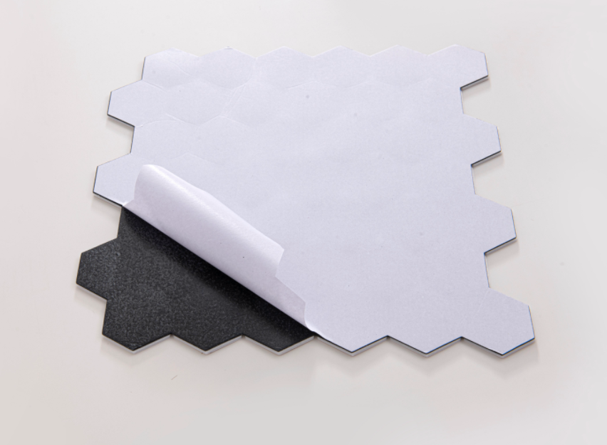 Minimalistische hexagonale geb - Pvc Panel Background recensie en prijs