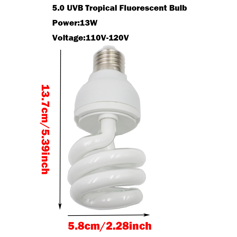 Reptiel 5.0 UVB Lamp Licht 13W - Calcium Powder Reptile recensie en prijs