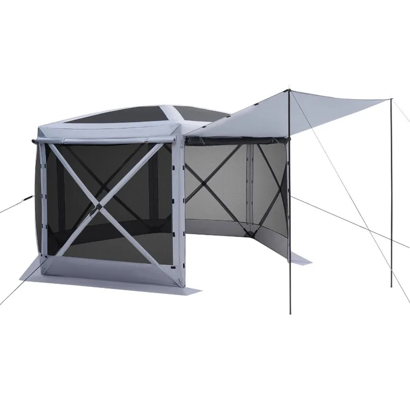 12x12ft 6-zijdige opklapbare g - Screen Top Mesh recensie en prijs