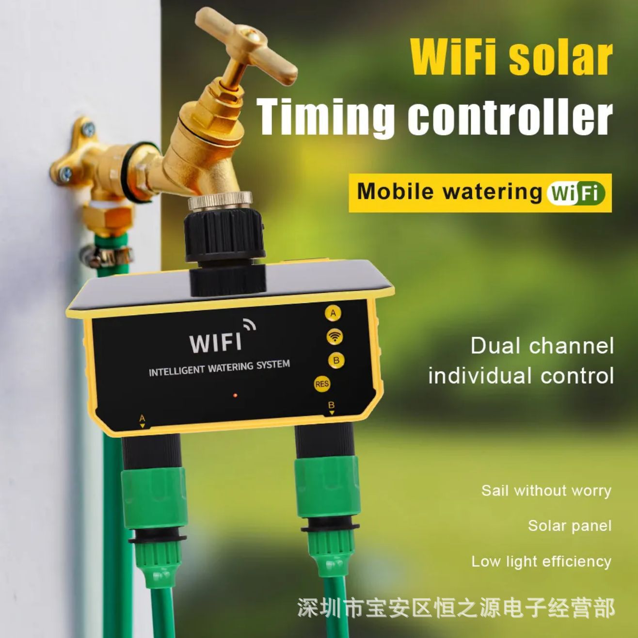 Tuya WiFi Solar Waterklep Irri - Timer Dual Outlet recensie en prijs