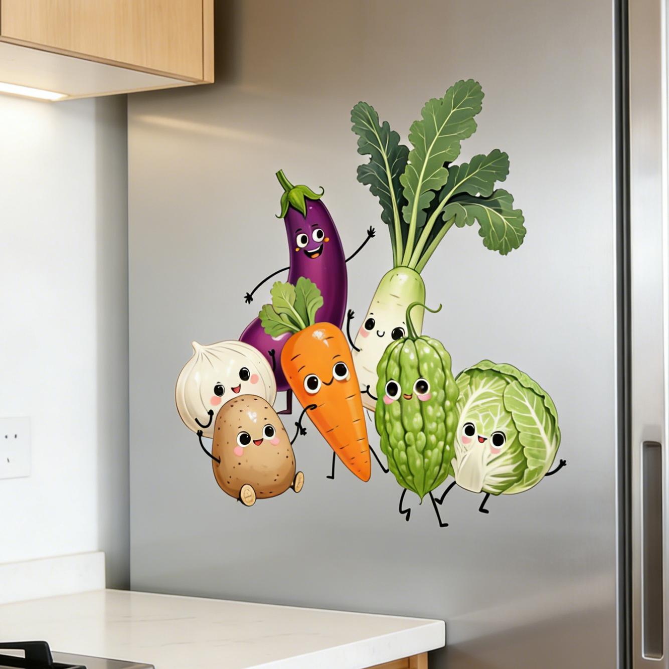 Emotioneel expressieve groente - Pvc Panel Background recensie en prijs