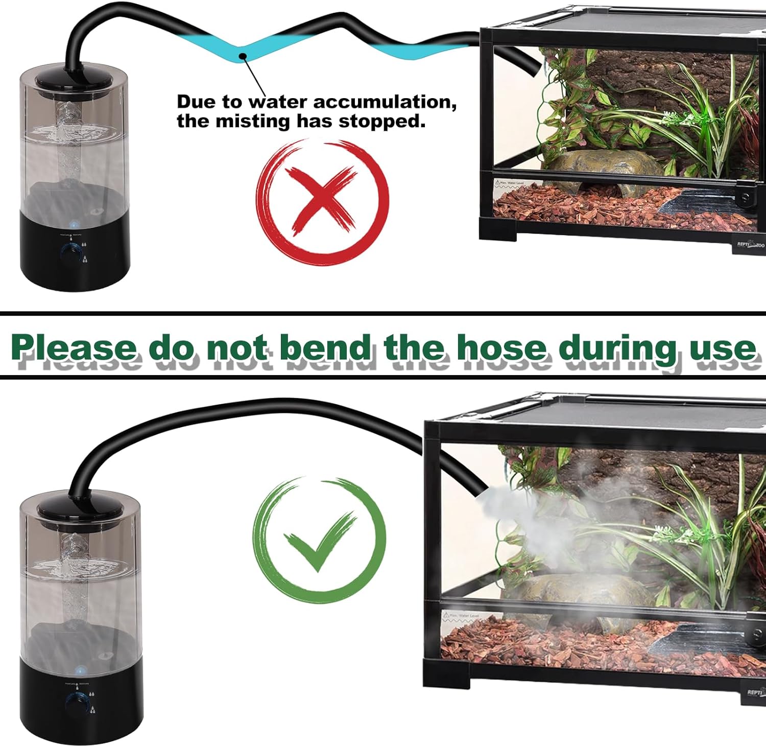 Reptielenbevochtiger Terrarium - Terrarium Fogger Ultrasonic recensie en prijs