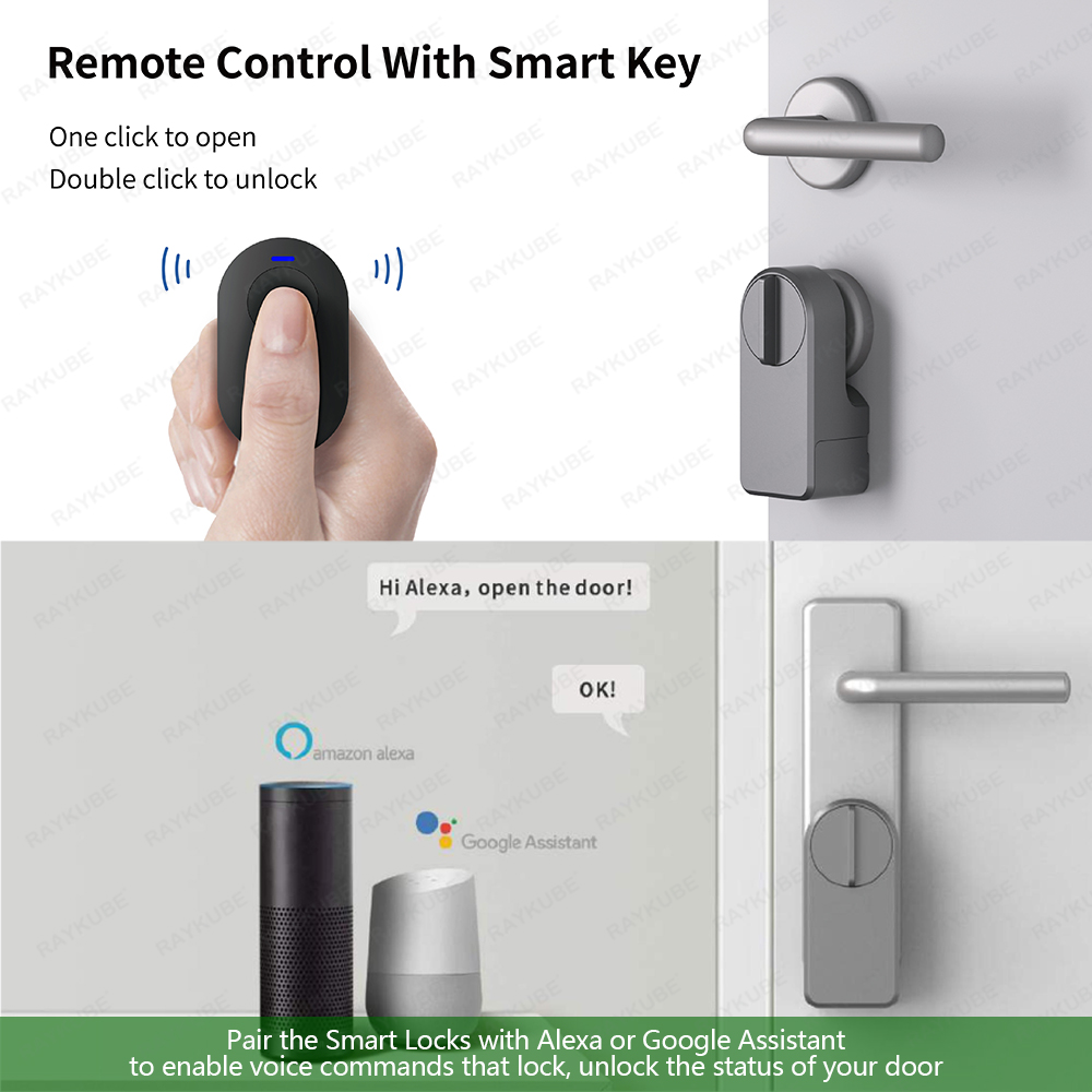 RAYKUBE A1 Pro Tuya BEL Slimme - Glass Door Hinge recensie en prijs