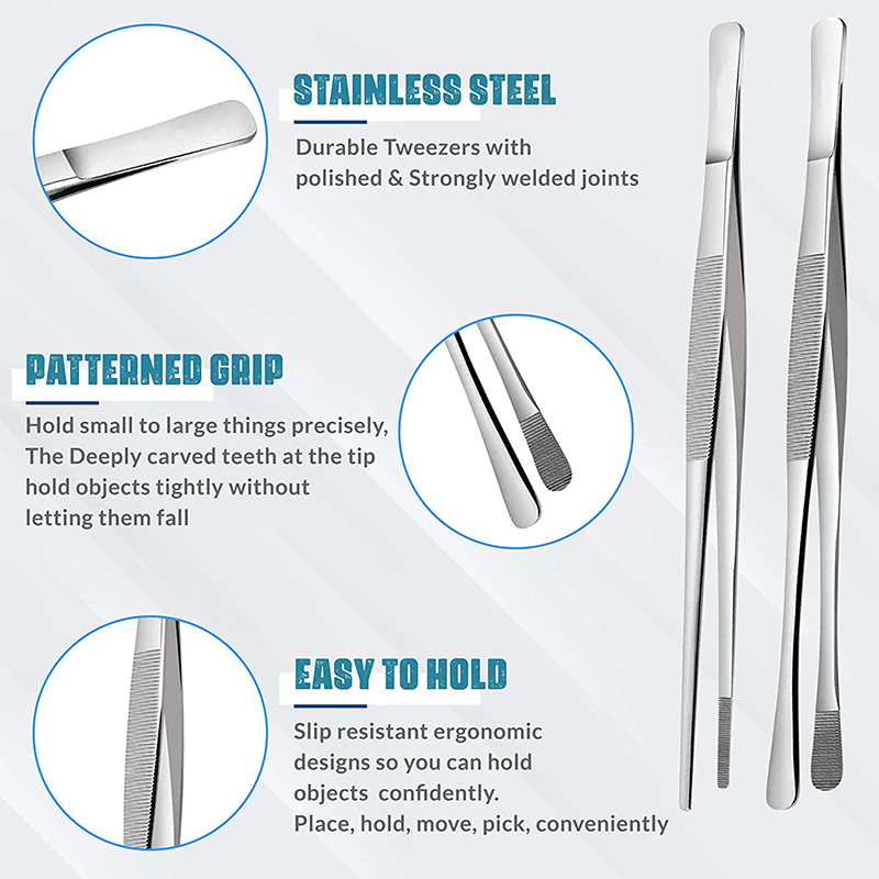 2 Stuks 12-Inch Keuken Koken T - Feeding Tong Stainless recensie en prijs