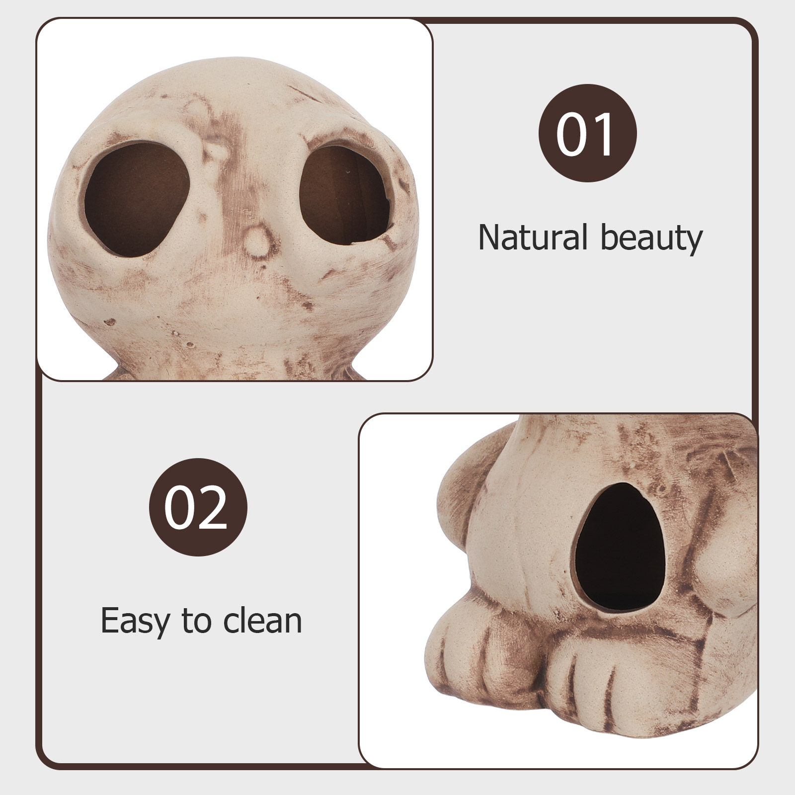 Aquariumgarnalen Schuilplaats  - Hide Cave Ceramic recensie en prijs