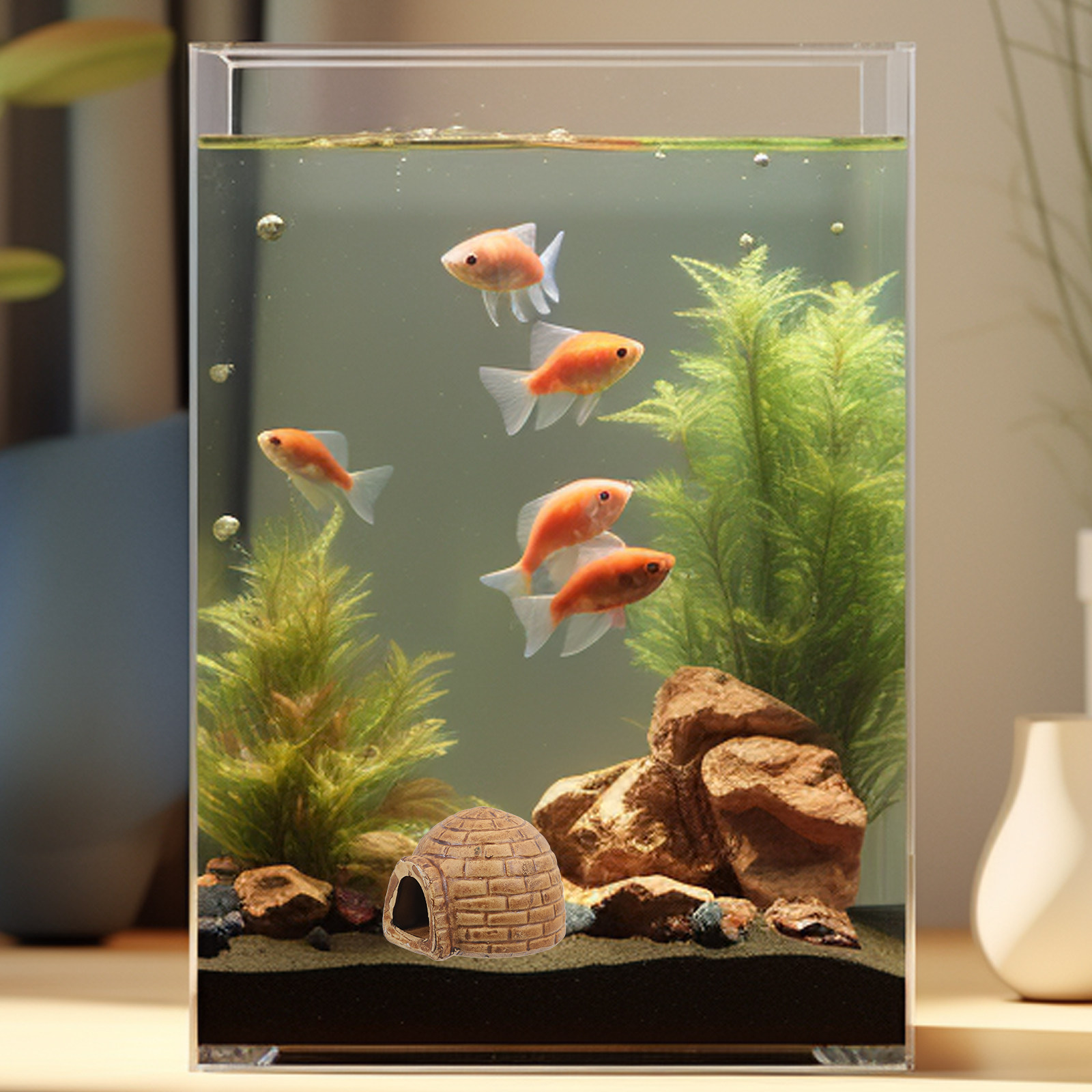 Premium keramische aquariumhui - Hide Cave Ceramic recensie en prijs