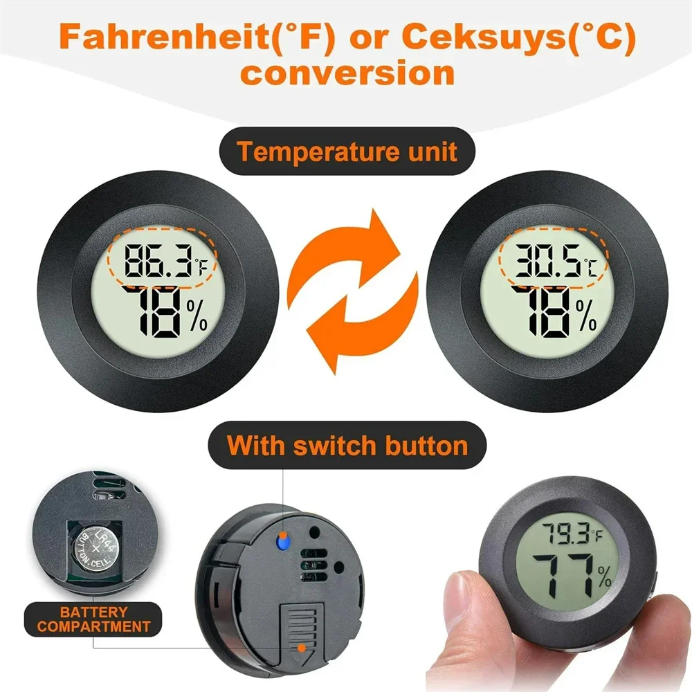 Mini Ronde Digitale Thermomete - Digital Hygrometer Probe recensie en prijs
