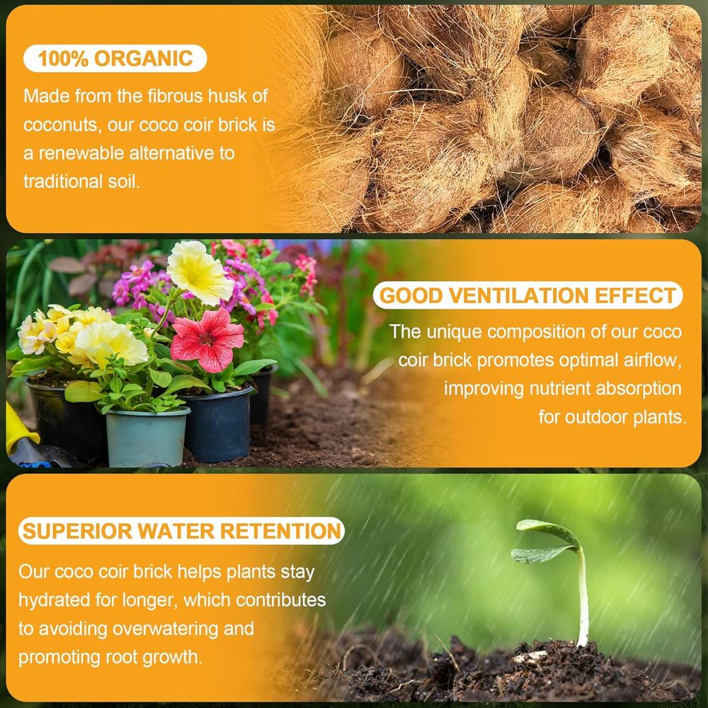 Biologische Kokoscoir 4 Stuks  - Substrate Coconut Fiber recensie en prijs