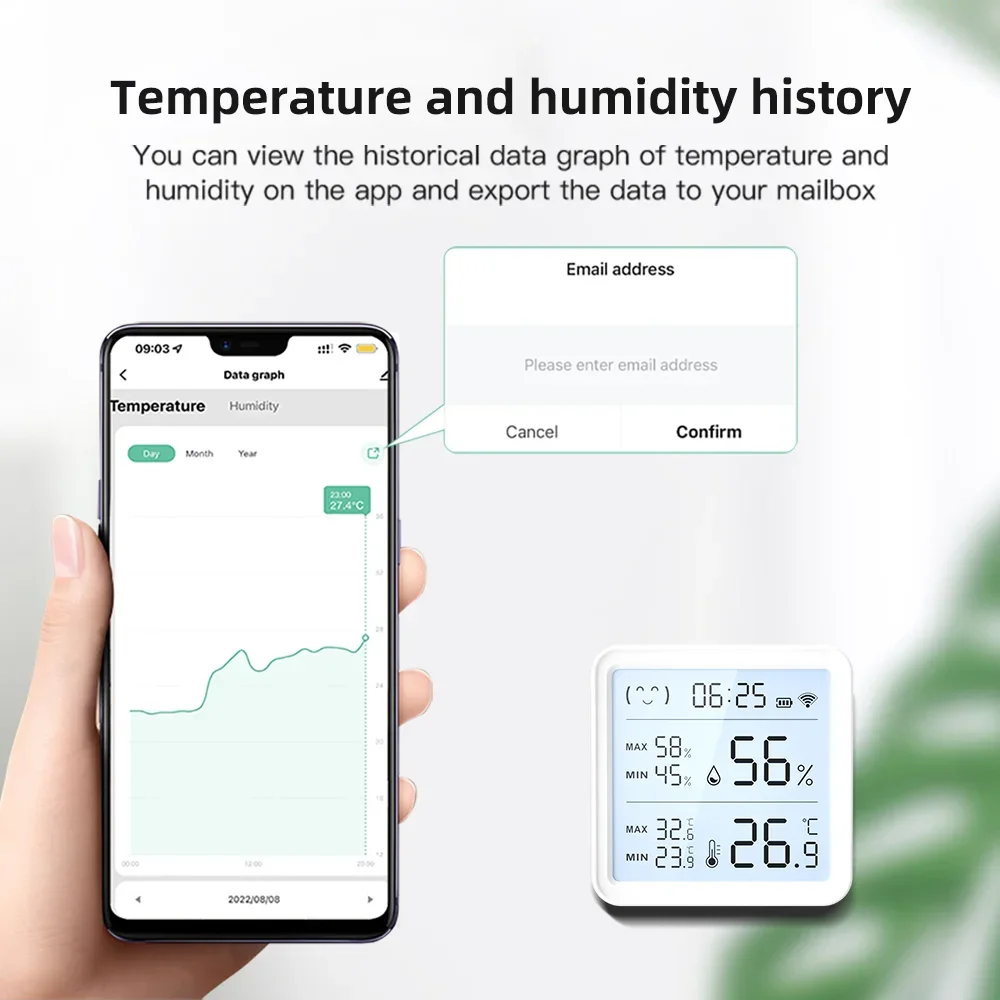 Tuya WiFi-temperatuur-vochtigh - Digital Hygrometer Probe recensie en prijs