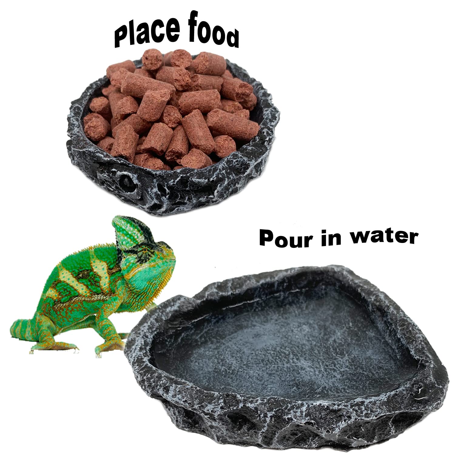 1/2 Pack Reptiel Voederbak Hoe - Water Dish Reptile recensie en prijs