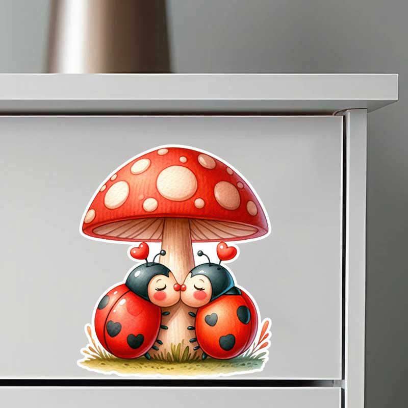 Leuke Lieveheersbeestje Muurst - Pvc Panel Background recensie en prijs