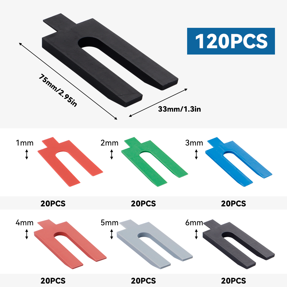 120 stuks herbruikbare U-vormi - Ceramic Tile Floor recensie en prijs