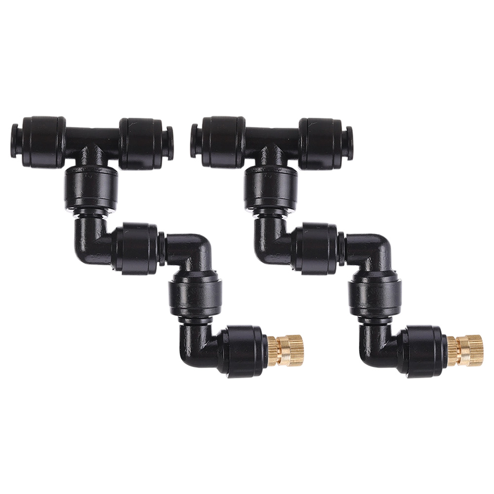 2 STUKS Zwart Vernevelingsmond - Misting Nozzle Reptile recensie en prijs