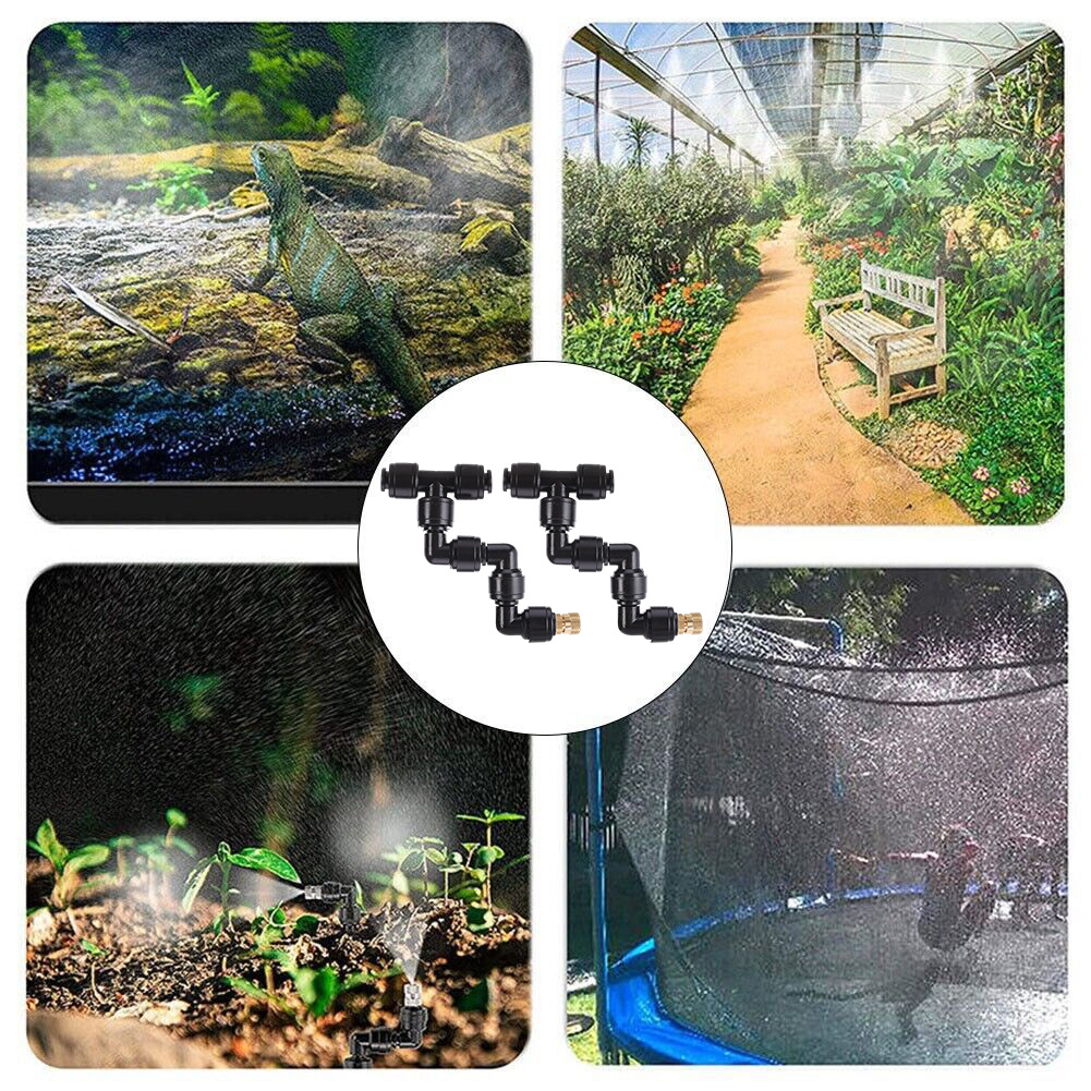 2 STUKS Zwart Vernevelingsmond - Misting Nozzle Reptile recensie en prijs