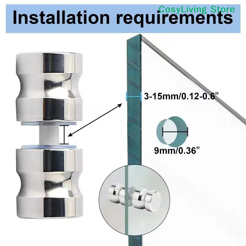 [CL] Stijlvolle glazen douched - Glass Door Hinge recensie en prijs