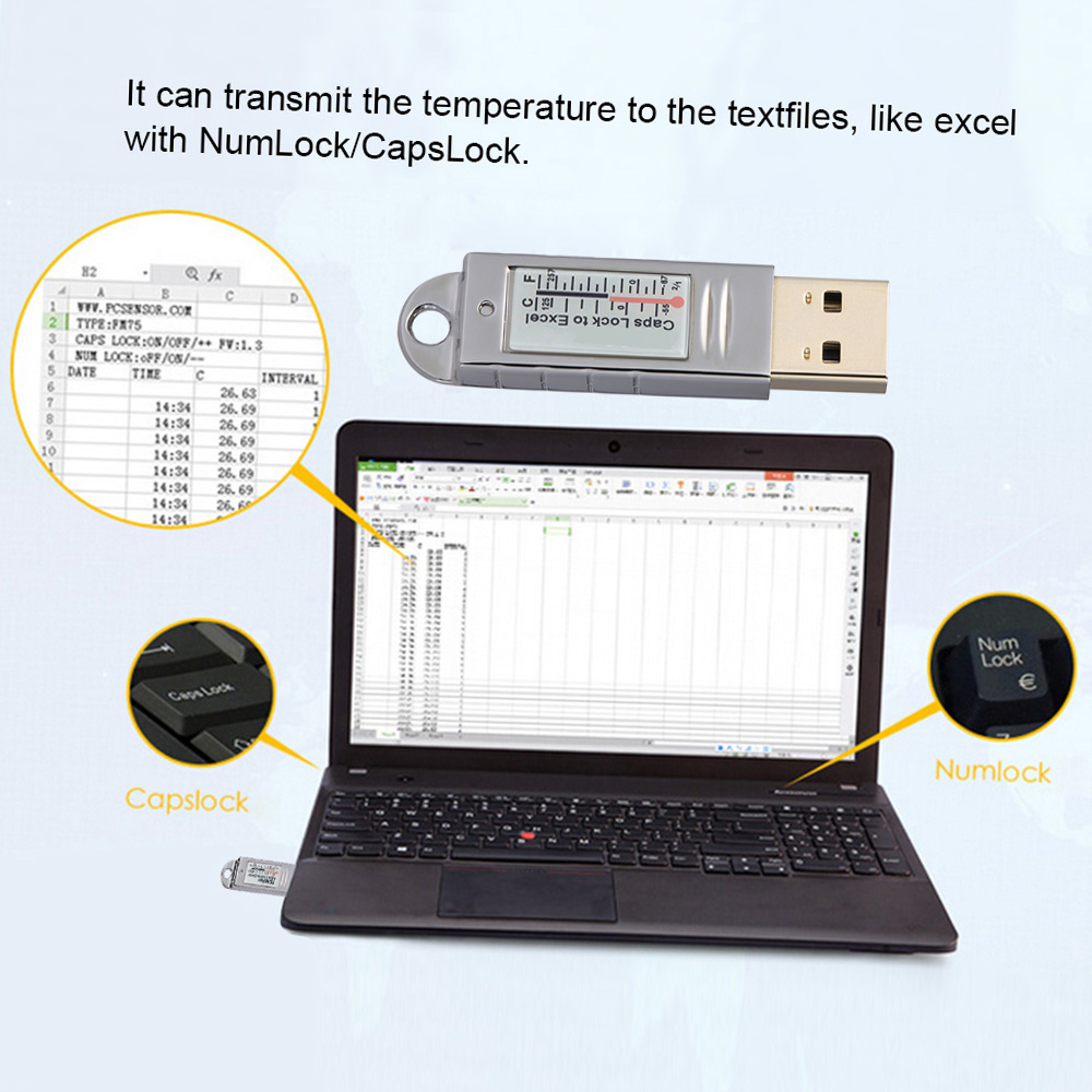PCsensor USB-thermometer Hygro - Digital Hygrometer Probe recensie en prijs