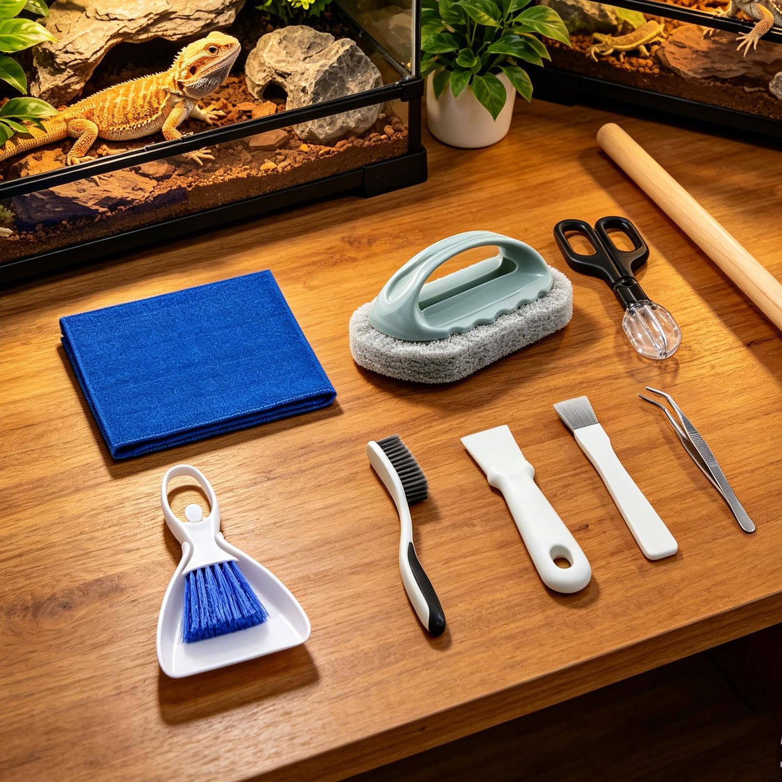 Baardagaam Tank Reinigingsset  - Feeding Tong Stainless recensie en prijs