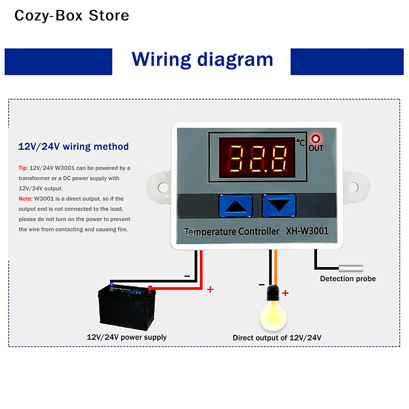 [ZY]12V 24V 220V Humidistaat H - Digital Hygrometer Probe recensie en prijs