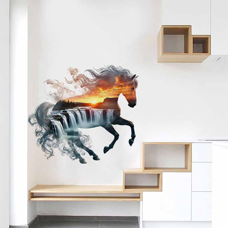 Majestueuze paarden-natuurstic - Pvc Panel Background recensie en prijs