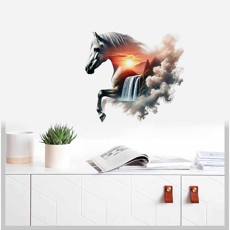 Majestueuze paarden-natuurstic - Pvc Panel Background recensie en prijs