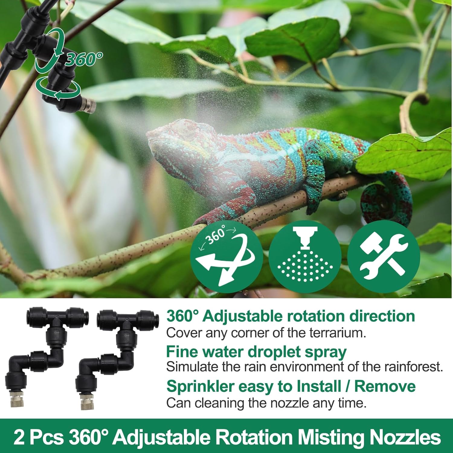 Reptielenbevochtigers Slimme v - Misting Nozzle Reptile recensie en prijs