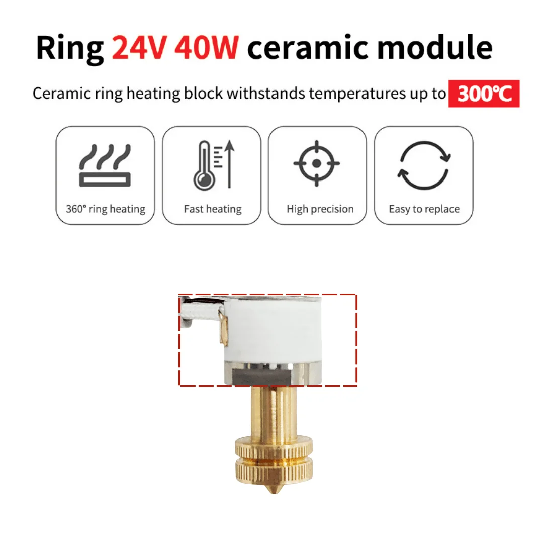 Voor E3D Revo Hotend Kit V6 Ra - Ceramic Heat Emitter recensie en prijs